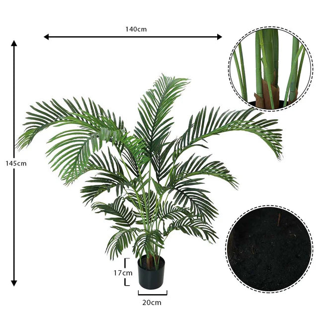 Artificial Cat Areca Palm Plant