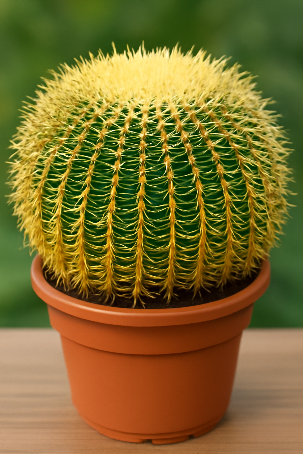 Echinocactus Grusonii, Golden Barrel Cactus, Ball Cactus