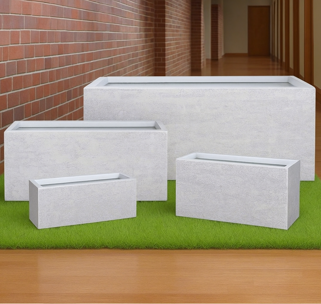 Fiberclay Rectangular Pots AG222646C